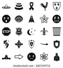 Favour icons set. Simple set of 25 favour vector icons for web isolated on white background
