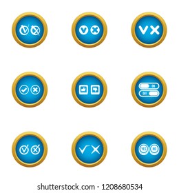 Favourably icons set. Flat set of 9 favourably vector icons for web isolated on white background