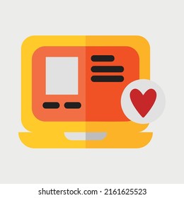 Favourite Fill Icon Logo Ilustration Vector Isolated. Ecommerce Marketing Icon-set. Suitable for Web Design, Logo, Apps