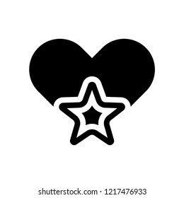 Favourite icon. Trendy Favourite logo concept on white background from User Interface and Web Navigation collection. Suitable for use on web apps, mobile apps and print media.