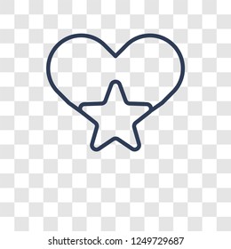 Favourite icon. Trendy Favourite logo concept on transparent background from User Interface and Web Navigation collection