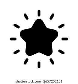 Icono favorito Ilustración de diseño de símbolo de Vector