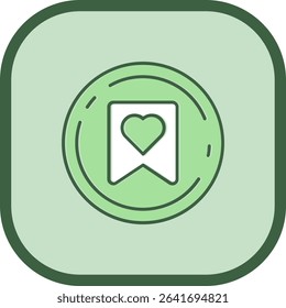 Favourite Line vector Icon Design