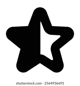 Favourite Star icon vector illustration logo template for many purposes. Isolated on background.