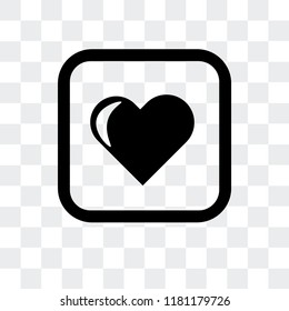 Favourite vector icon isolated on transparent background, Favourite logo concept