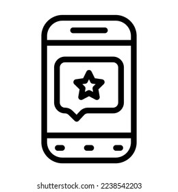 Diseño de iconos de línea del vector favorito