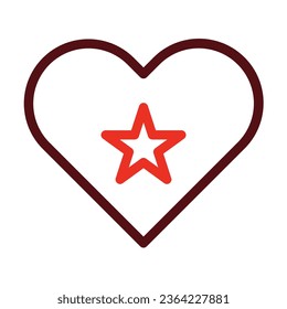Favourite Vector Thick Line Two Color Icons For Personal And Commercial Use.
