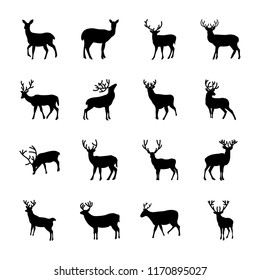 Fawn Silhouette set 