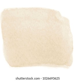 fawn watercolor squared blotch isolated background pattern, vector illustration