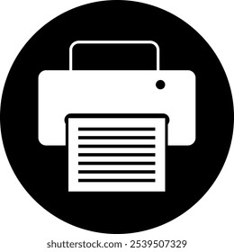 Fax Button, Document, Vector Illustration Icon