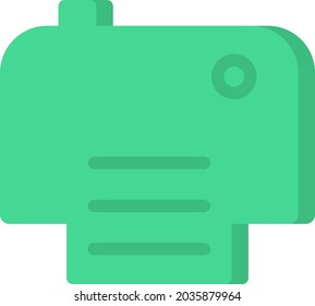 Fax contact, illustration, vector, on a white background.