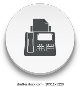 fax flat icon