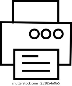fax icon business card icons concept, Fax Machine, Contact related items vector design template or graphic element, Office equipment symbol, isolated on transparent background, used for mobile app.