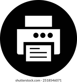 fax icon business card icons concept, Fax Machine, Contact related items vector design template or graphic element, Office equipment symbol, isolated on transparent background, used for mobile app.