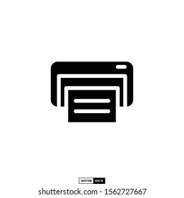 Fax Icon, Design Inspiration Vector Template For Interface And Any Purpose