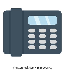 Fax icon. Flat illustration of fax vector icon for web design