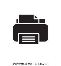 fax icon glyph outline 