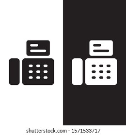 Fax icon illustration isolated vector sign symbol