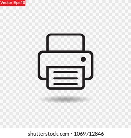 Fax Icon  Isolated On Transparent Background,Vector Illustration EPS10
