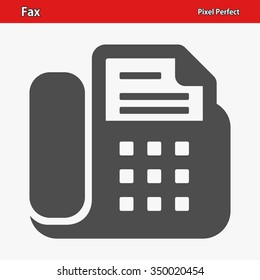 Fax Icon. Professional, pixel perfect icons optimized for both large and small resolutions. EPS 8 format.