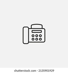Fax icon sign vector,Symbol, logo illustration for web and mobile