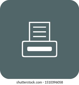 Fax icon. Fax symbol. Vector illustration