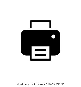 Fax icon symbol vector on white background