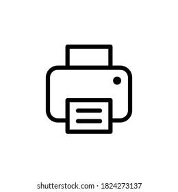 Símbolo de icono de fax vector de fondo blanco