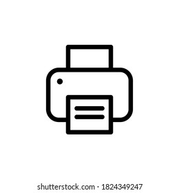 Fax icon symbol vector on white background