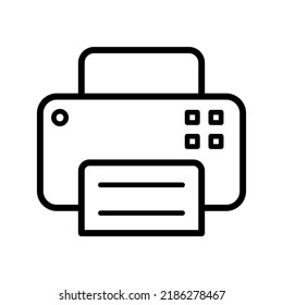 Fax icon in trendy vector design illustration