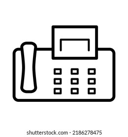 Fax icon in trendy vector design illustration