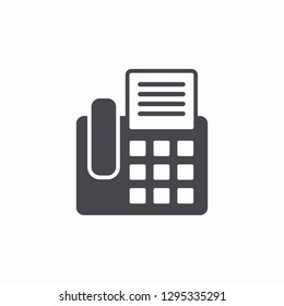 Fax icon vector