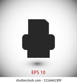 Fax icon, Vector EPS 10 illustration style