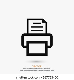 Fax icon, Vector EPS 10 illustration style