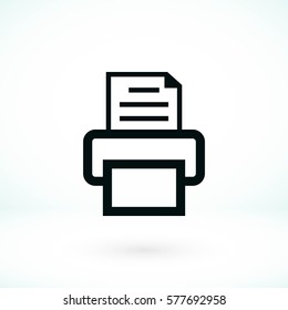 Fax icon, Vector EPS 10 illustration style