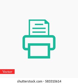 Fax icon, Vector EPS 10 illustration style