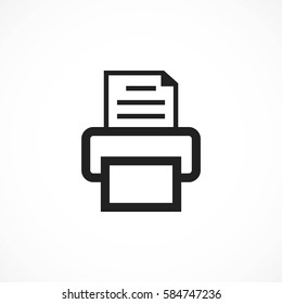 Fax icon, Vector EPS 10 illustration style