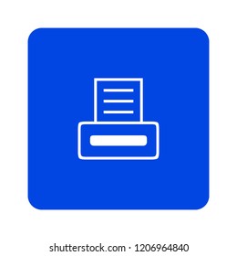 Fax icon. Vector illustration