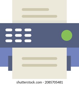 estilo de logotipo de la ilustración del vector de icono de fax
