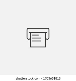 fax icon vector illustrator sign
