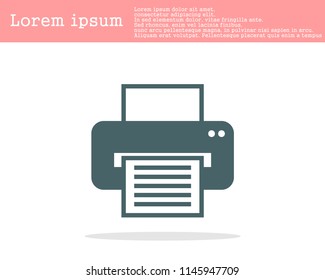 Fax Icon Vector, Print Icon