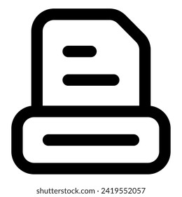 Icono de fax para web, app, uiux, infografía, etc