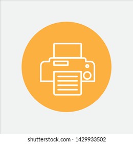 Fax icon for you website or mobile application.
