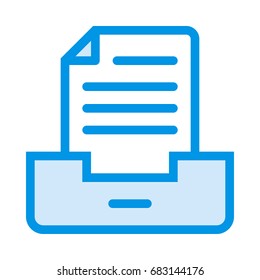 Fax machine icon