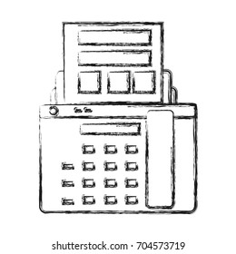 fax machine icon
