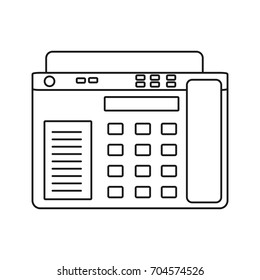 fax machine icon