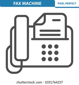 Fax Machine Icon. Professional, pixel perfect icons optimized for both large and small resolutions. EPS 8 format. 12x size for preview.