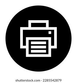 Icono del fax. ilustración vectorial.