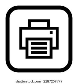 Fax machine icon. vector illustration.