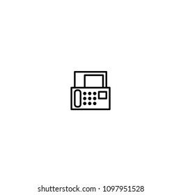 Fax Machine vector icon
